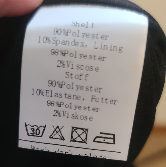 Fancy Black/Green Dress - Picture 4 of 7